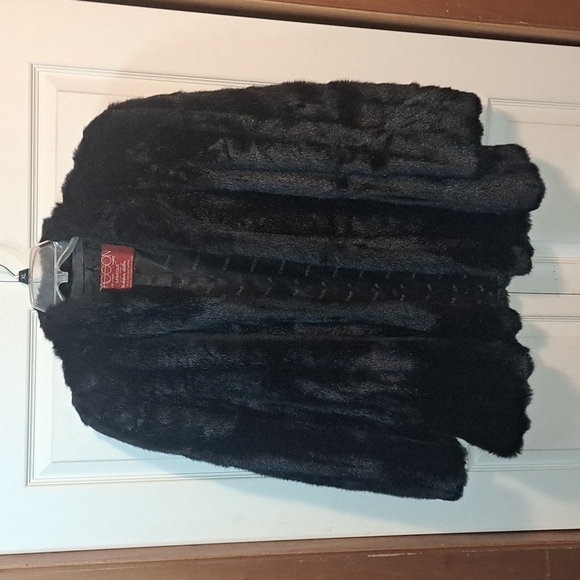 Sasson Jackets & Blazers - Vintage 80's Sasson "Mamique" faux fur coat - 16 - black